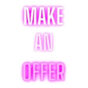 Like the item and not the price? Make an offer!